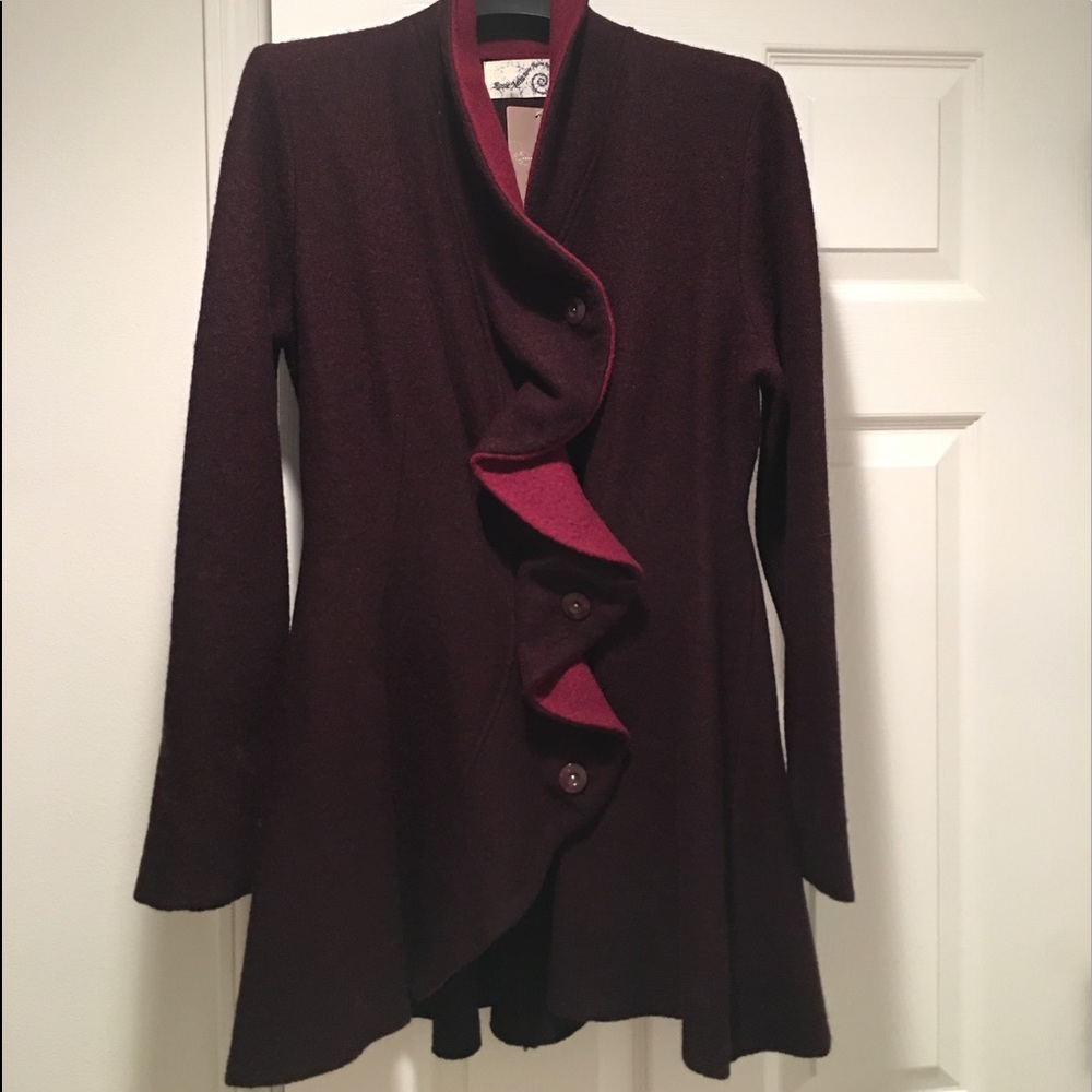 Anthropologie Lightweight Wool Jacket